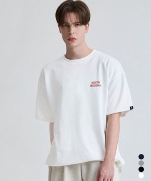 NDST 심플 레터링 오버핏 반팔티셔츠 4color