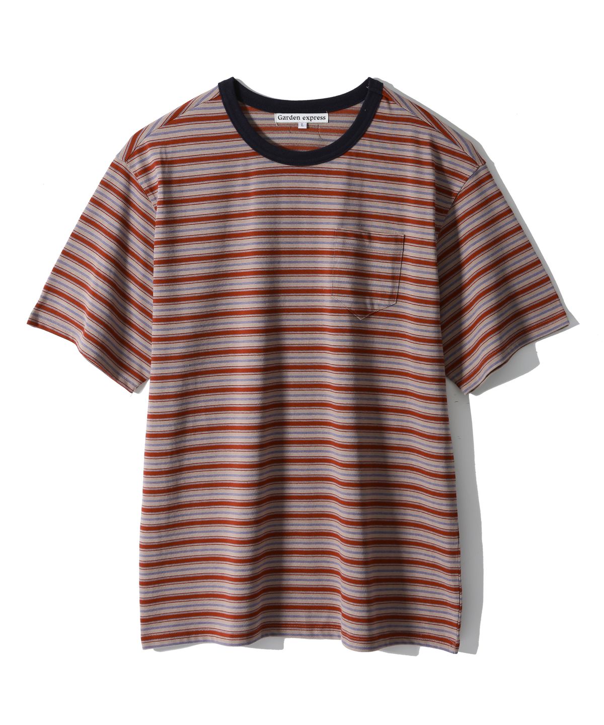 가든익스프레스(GARDEN EXPRESS) Multi Stripe T-Shirt (red)