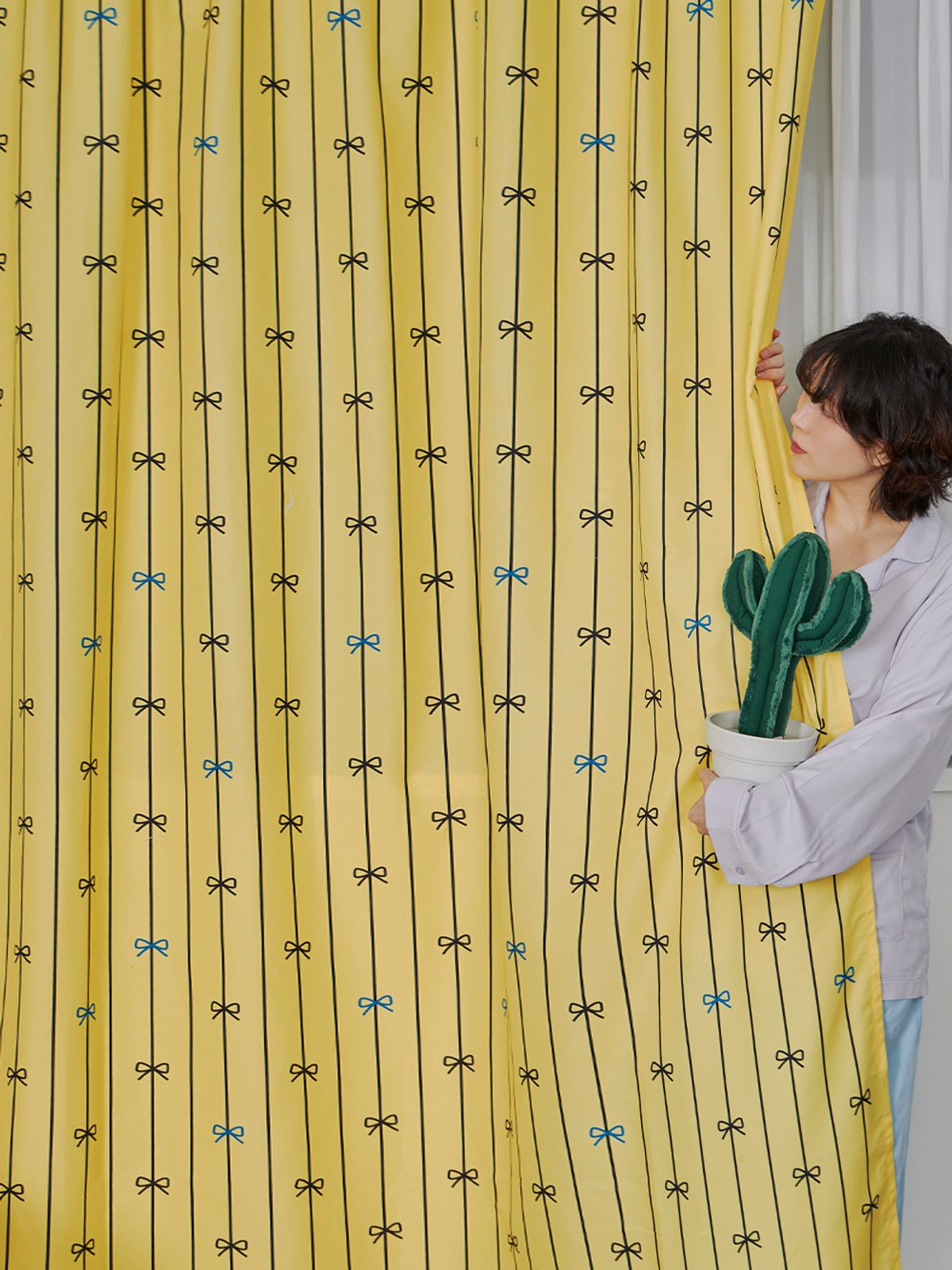 뷔오디엠(VODM) Butteribbon 포인트 커튼