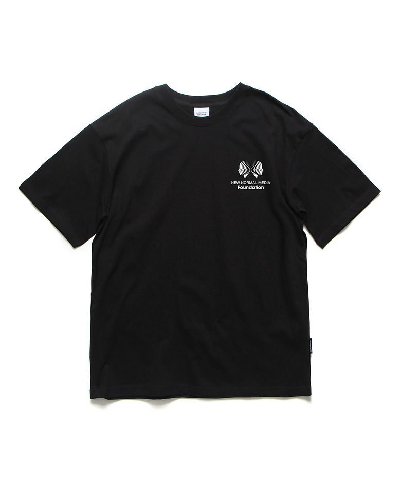 NWE 오버핏 티셔츠 블랙 (NWE T-SHIRT BLACK)