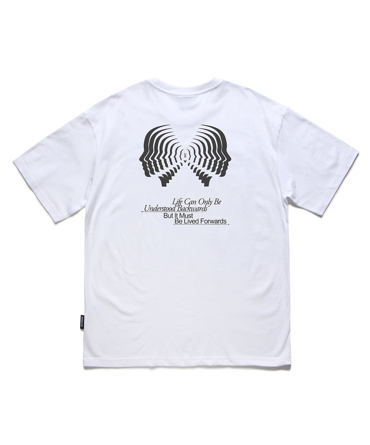 앱놀머씽(ABNORMALTHING) NWE 오버핏 티셔츠 화이트 (NWE T-SHIRT WHITE)