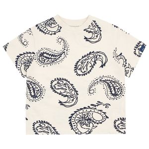 BZ27TS10LB 페이즐리 패턴 프린트 반팔티셔츠