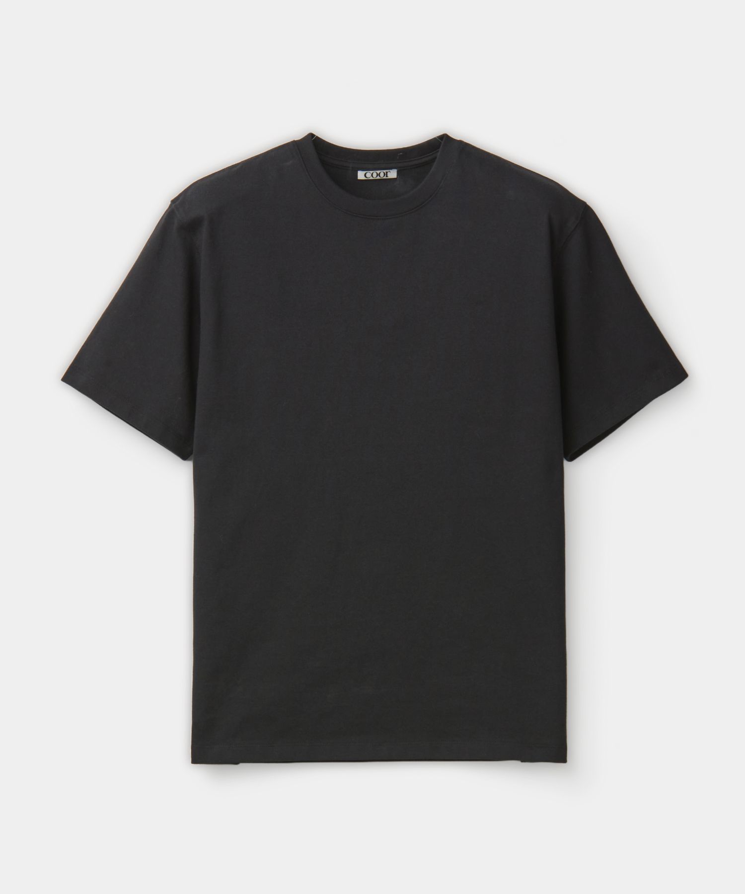 MUSINSA | COOR US Cotton T-Shirt (Black)