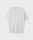 HARD TWIST HENLEY-NECK HALF KNIT [OFF WHITE]