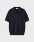 HARD TWIST SPREAD POLO HALF KNIT [INK NAVY]