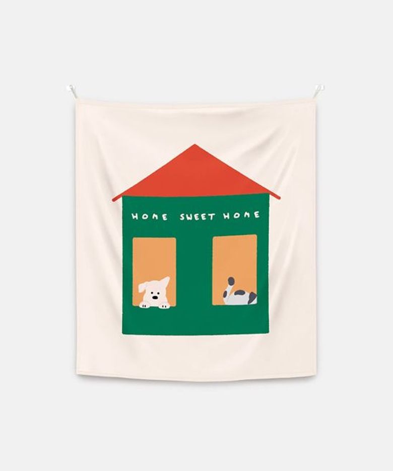 킴밍 작가, HOME SWEET HOME 패브릭 포스터 대형