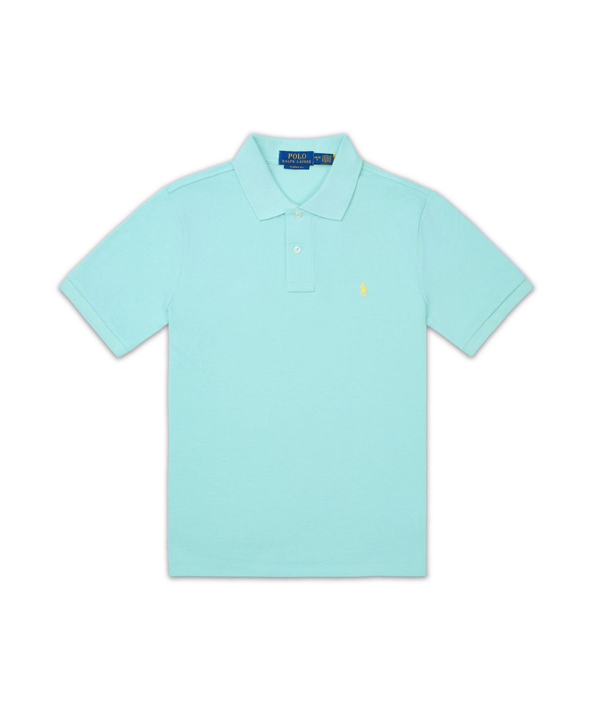 폴로 랄프 로렌 칠드런(POLO RALPH LAUREN CHILDREN) 클래식핏 코튼 메시 폴로-블루