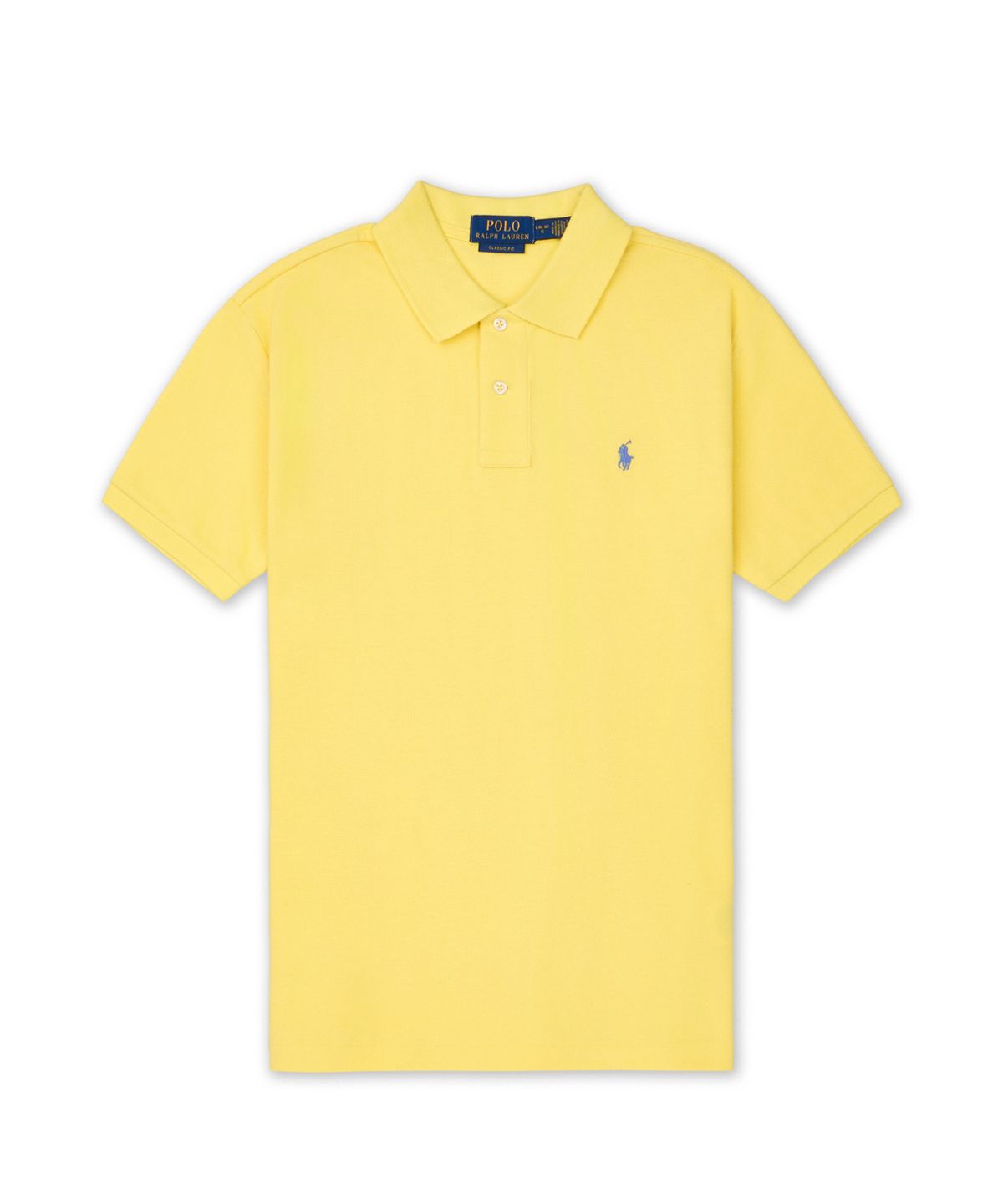 폴로 랄프 로렌 칠드런(POLO RALPH LAUREN CHILDREN) 클래식핏 코튼 메시 폴로-옐로우