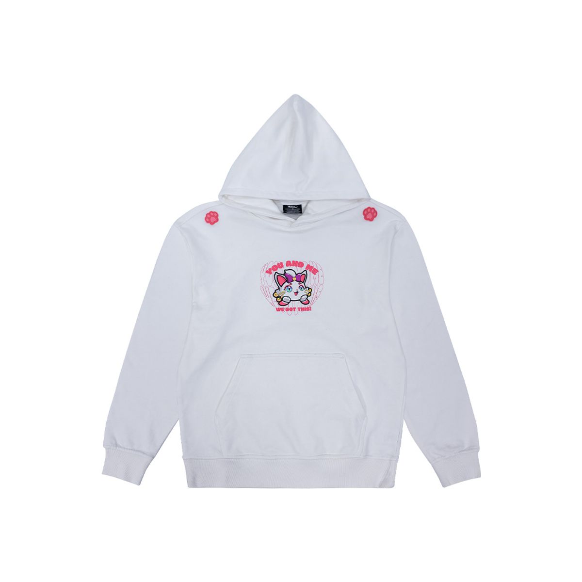 라이엇 스토어(RIOT STORE) 사랑의 추적자 유미 화이트 후드티