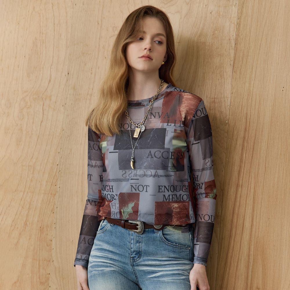 Funk Mesh Top - Gray source detail 55