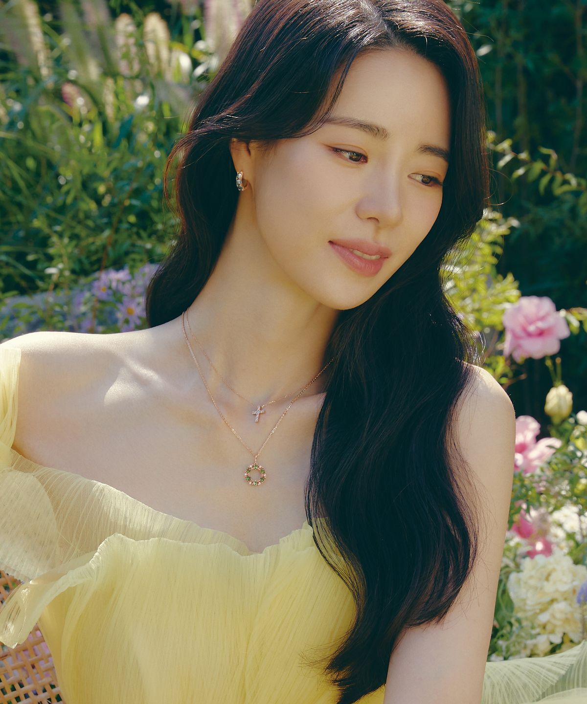로제도르(ROSEEDOR) 돌체판타시아 차보라이트 원터치 귀고리_232400003