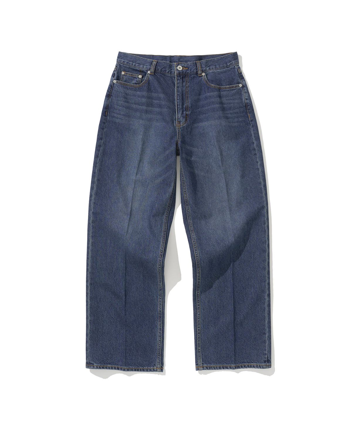 유니폼브릿지(UNIFORM BRIDGE) 001 washing denim pants 11oz indigo washed