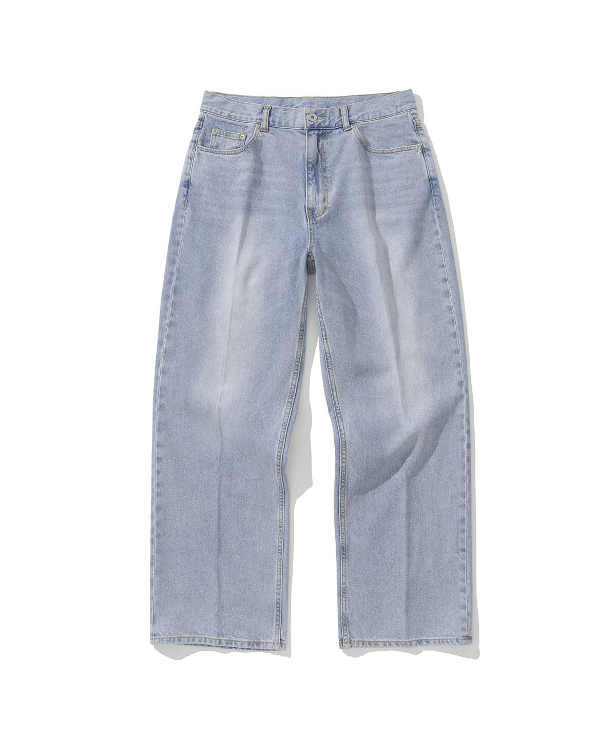 유니폼브릿지(UNIFORM BRIDGE) 001 washing denim pants 11oz light indigo