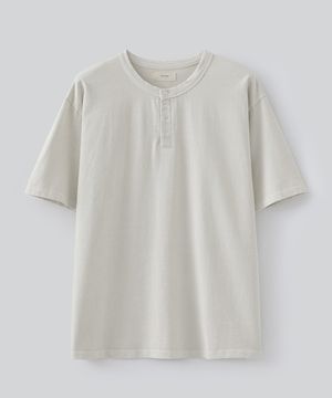 피그다잉 헨리넥 티셔츠 (오트밀)