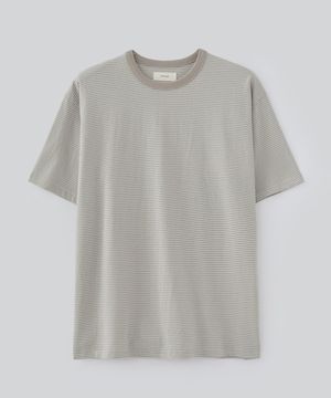 그라프 스트라이프 티셔츠 (베이지)