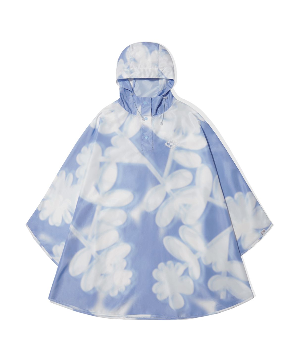 락피쉬웨더웨어(ROCKFISH WEATHERWEAR) [X MINJUKIM] FLORAL GRAPHIC PACKABLE PONCHO - 3 colors