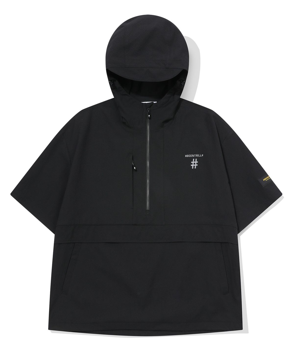 빈트릴(BEENTRILL) 폴리써커 아노락 점퍼(블랙)