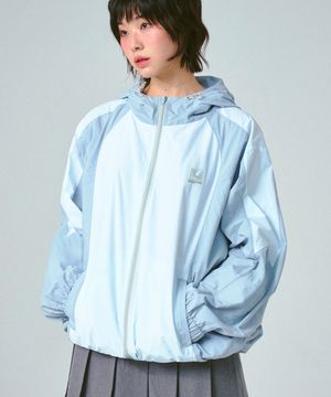 [UNISEX]TEAM 후드 윈드브레이커_라이트그레이