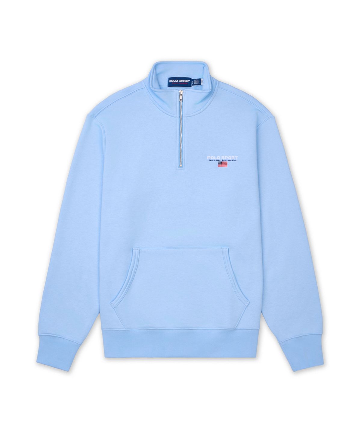 폴로 랄프 로렌(POLO RALPH LAUREN) 폴로 스포츠 플리스 쿼터 지퍼 스웨트셔츠-블루