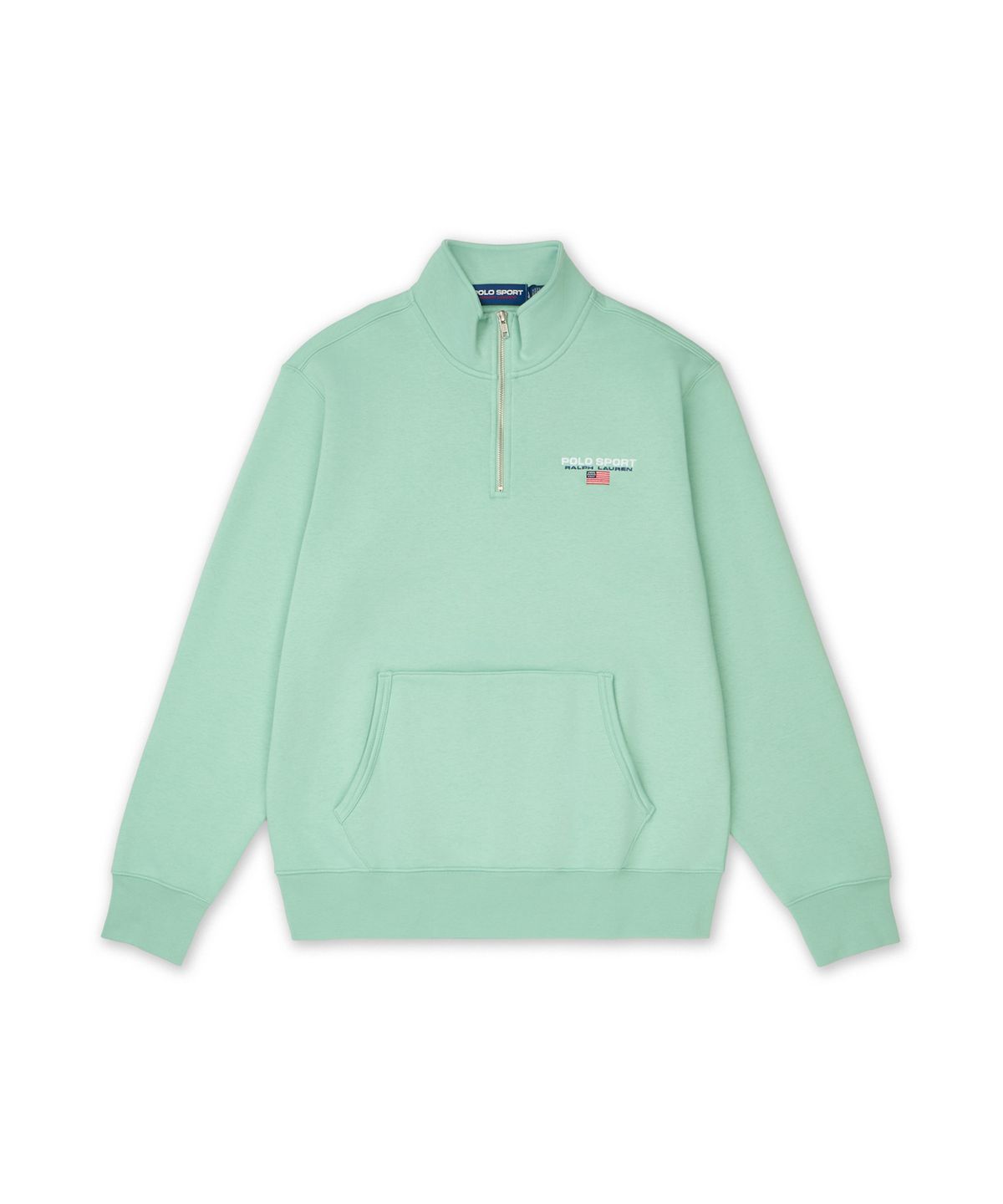 폴로 랄프 로렌(POLO RALPH LAUREN) 폴로 스포츠 플리스 쿼터 지퍼 스웨트셔츠-블루