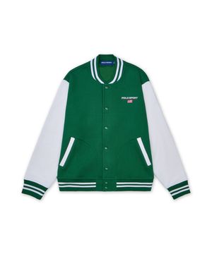 [적립금 15%] 폴로 스포츠 플리스 베이스볼 재킷-멀티 컬러