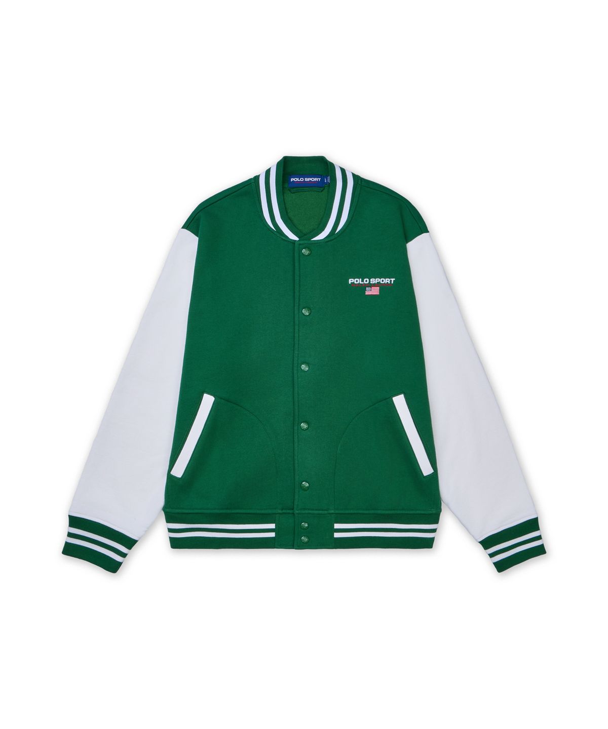 폴로 랄프 로렌(POLO RALPH LAUREN) 폴로 스포츠 플리스 베이스볼 재킷-멀티 컬러
