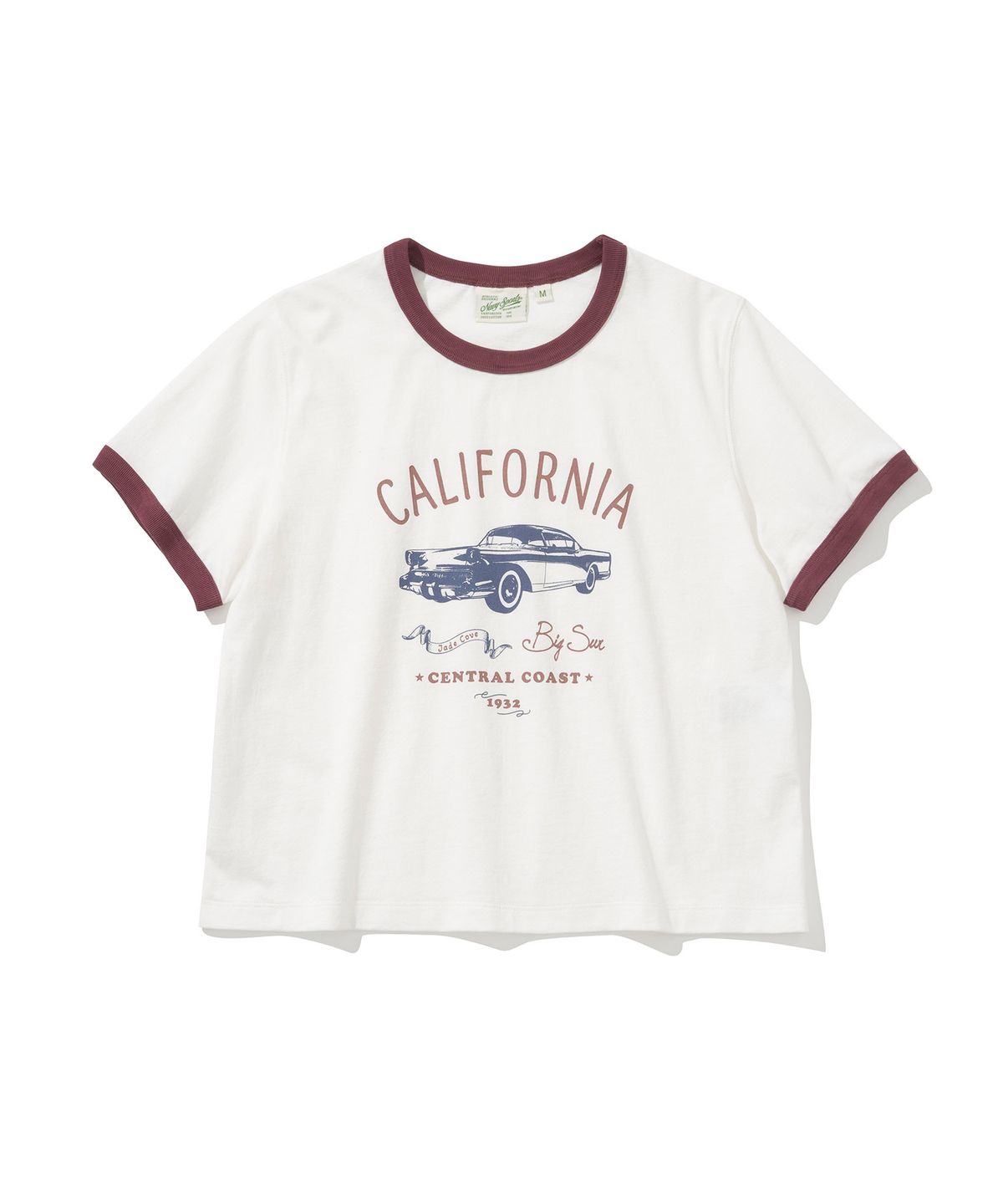 유니폼브릿지(UNIFORM BRIDGE) california cropped s/s tee(womens) off white