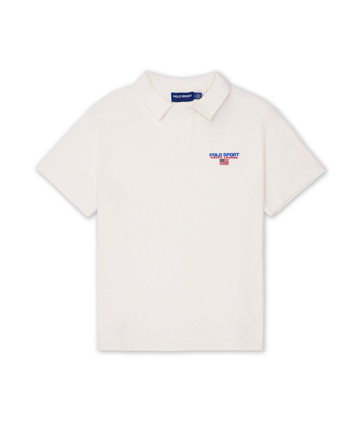 폴로 랄프 로렌(POLO RALPH LAUREN) 폴로 스포츠 테리 폴로 셔츠-내추럴