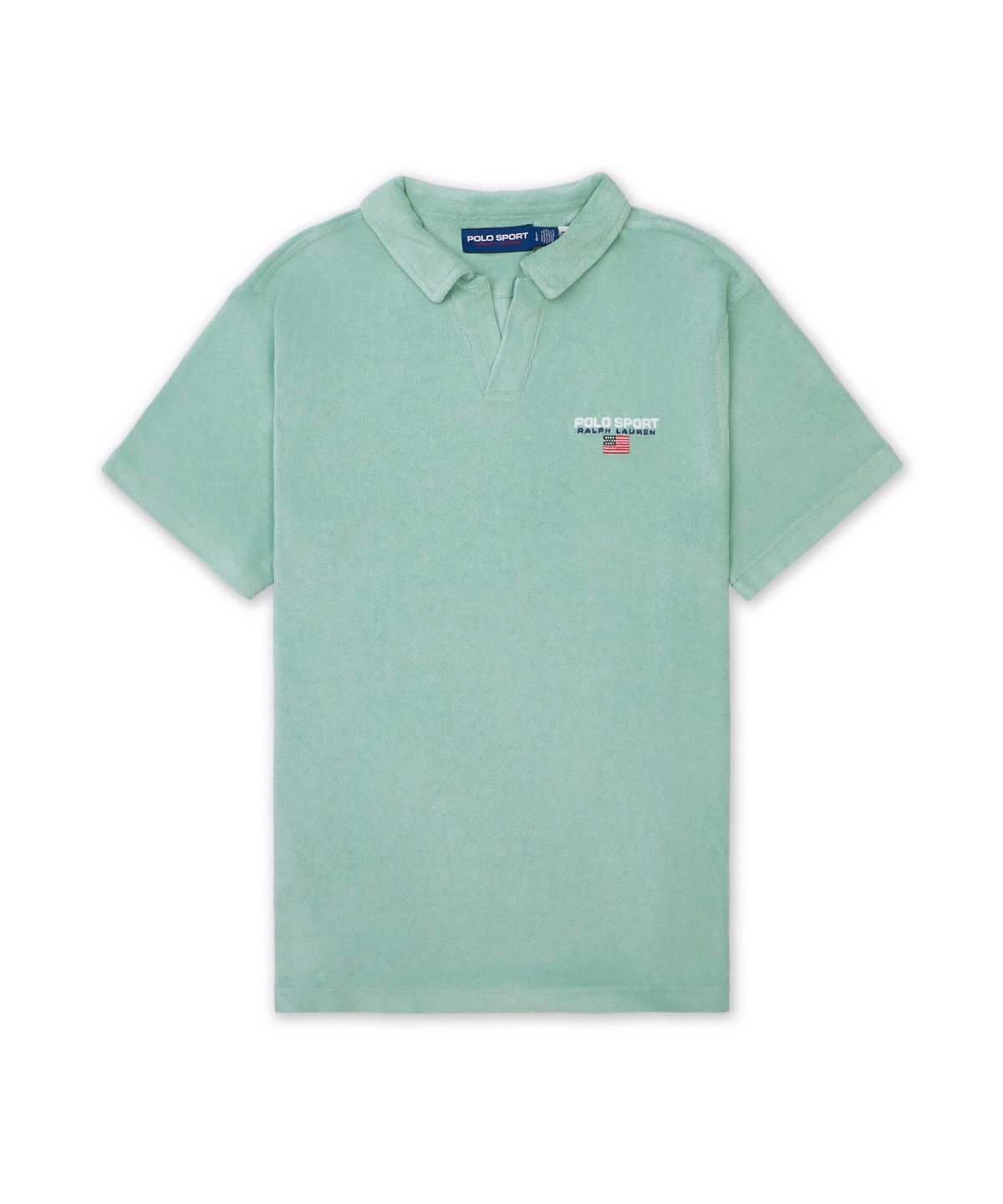 폴로 랄프 로렌(POLO RALPH LAUREN) 폴로 스포츠 테리 폴로 셔츠-미디움 그린