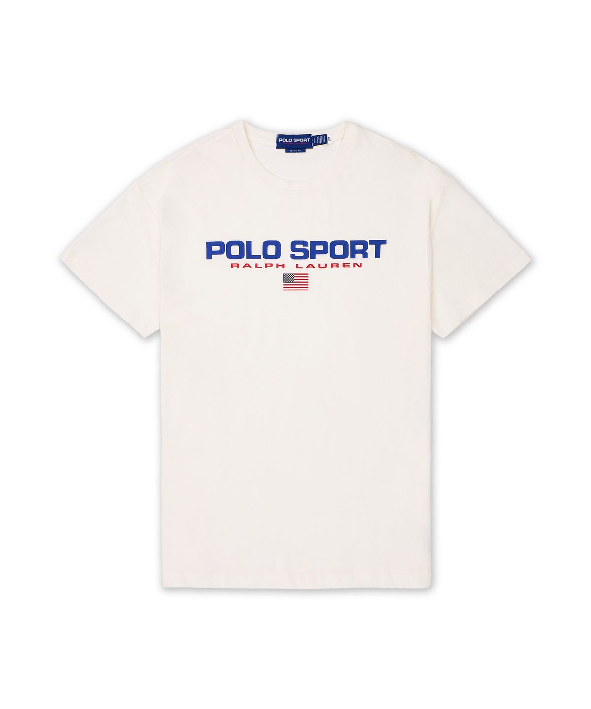 폴로 랄프 로렌(POLO RALPH LAUREN) 클래식핏 폴로 스포츠 저지 티셔츠-내추럴