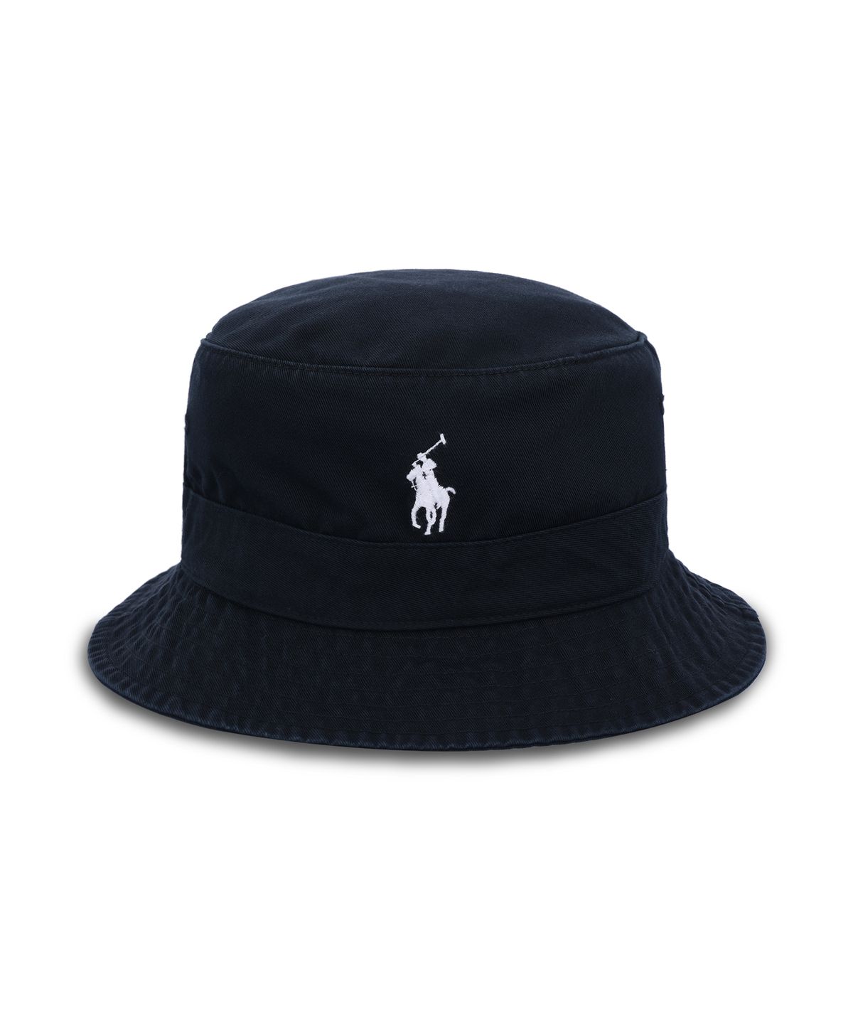 폴로 랄프 로렌(POLO RALPH LAUREN) 코튼 버킷 햇-블랙