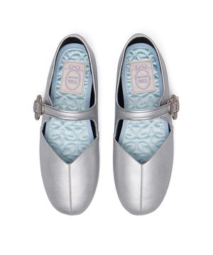 [X MINJUKIM] FLORAL BUCKLE MARYJANES - 4 colors