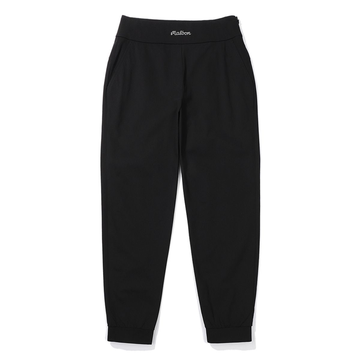 말본 골프(MALBON GOLF) 저지 9부 조거 팬츠 BLACK (WOMAN)