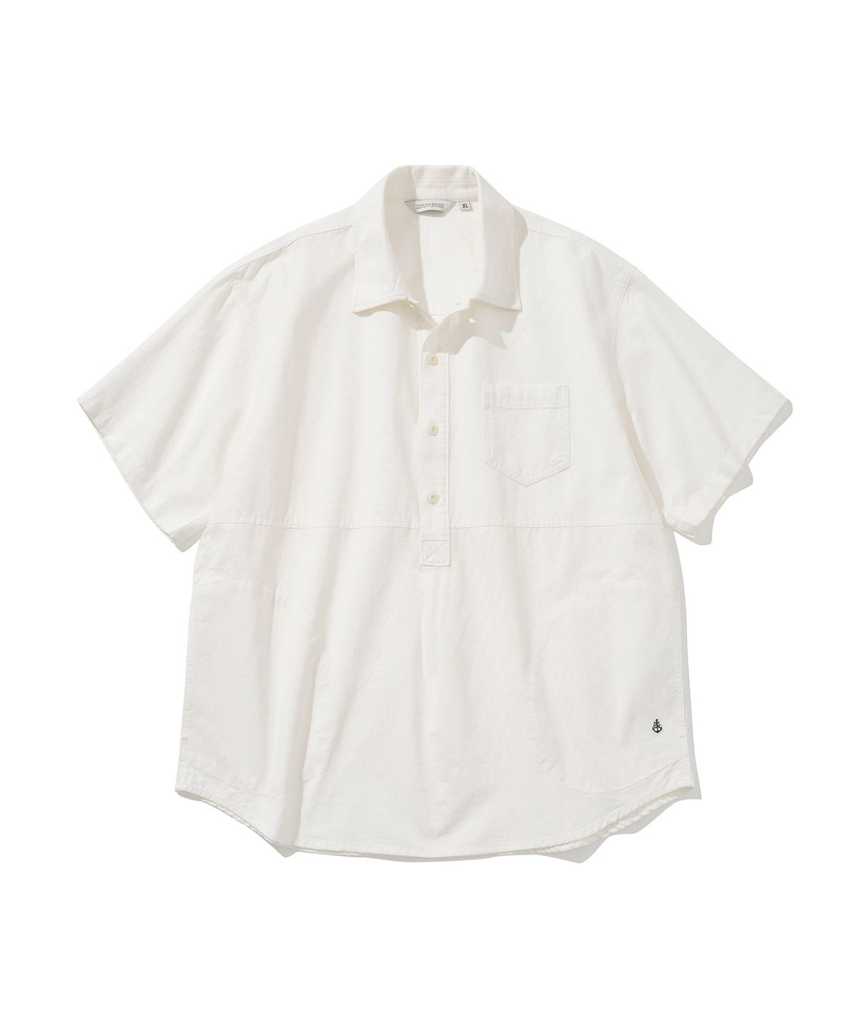 유니폼브릿지(UNIFORM BRIDGE) oxford pullover s/s shirt off white