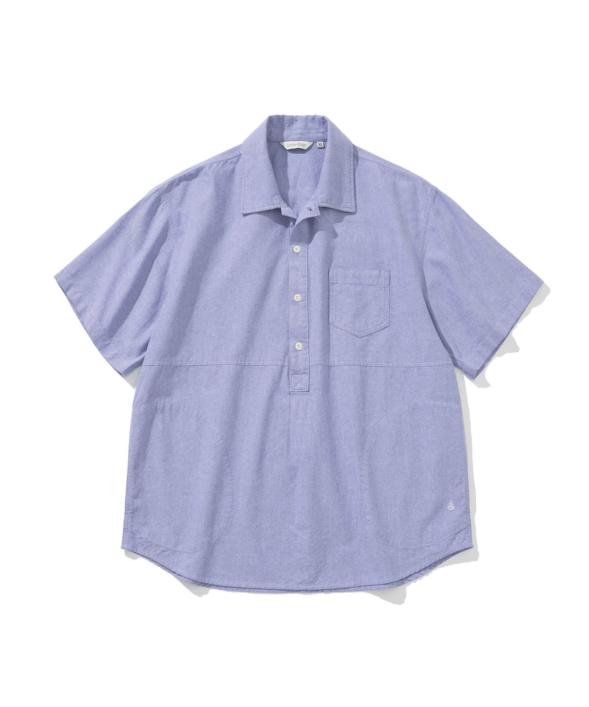 유니폼브릿지(UNIFORM BRIDGE) oxford pullover s/s shirt blue