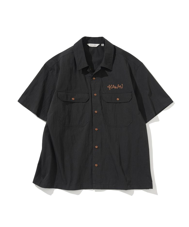 mil work s/s shirt black