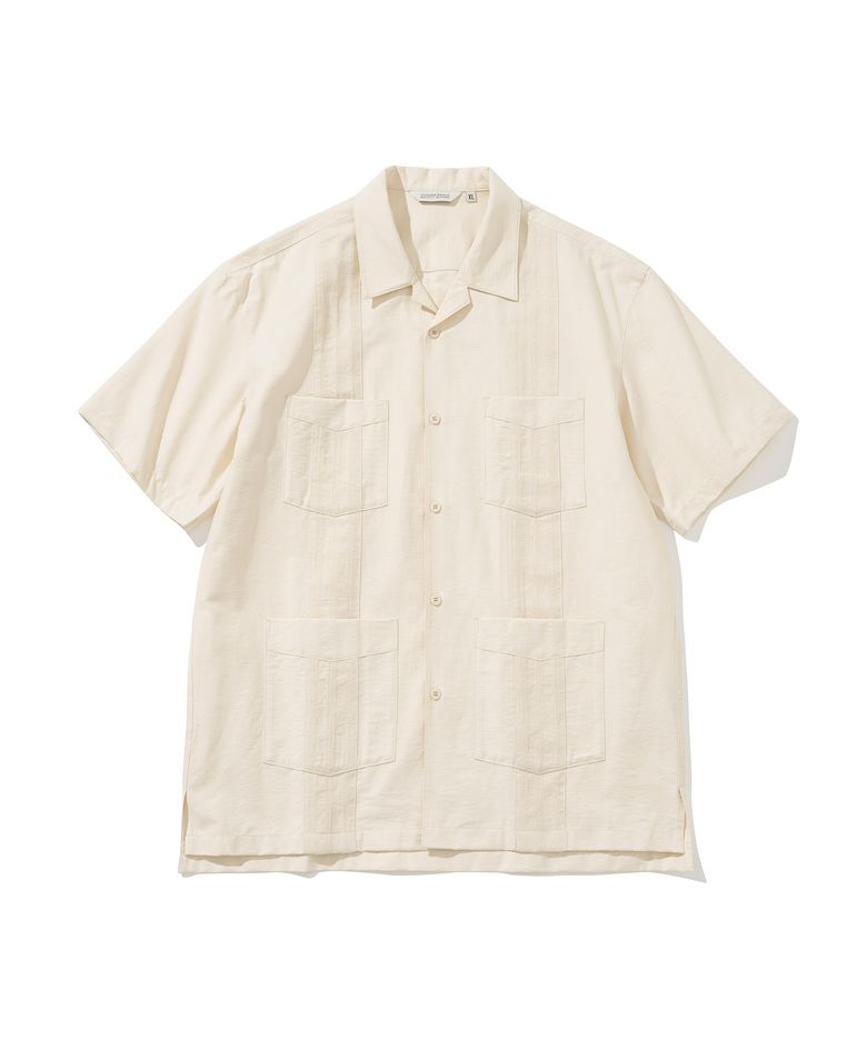 cuba s/s shirt ecru