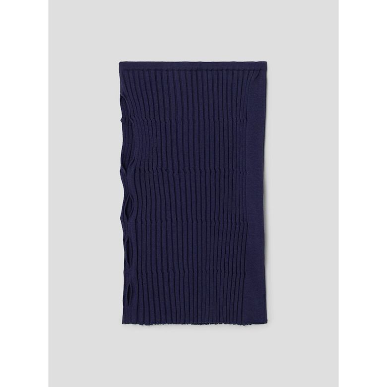 One Shoulder Tube Top  Navy