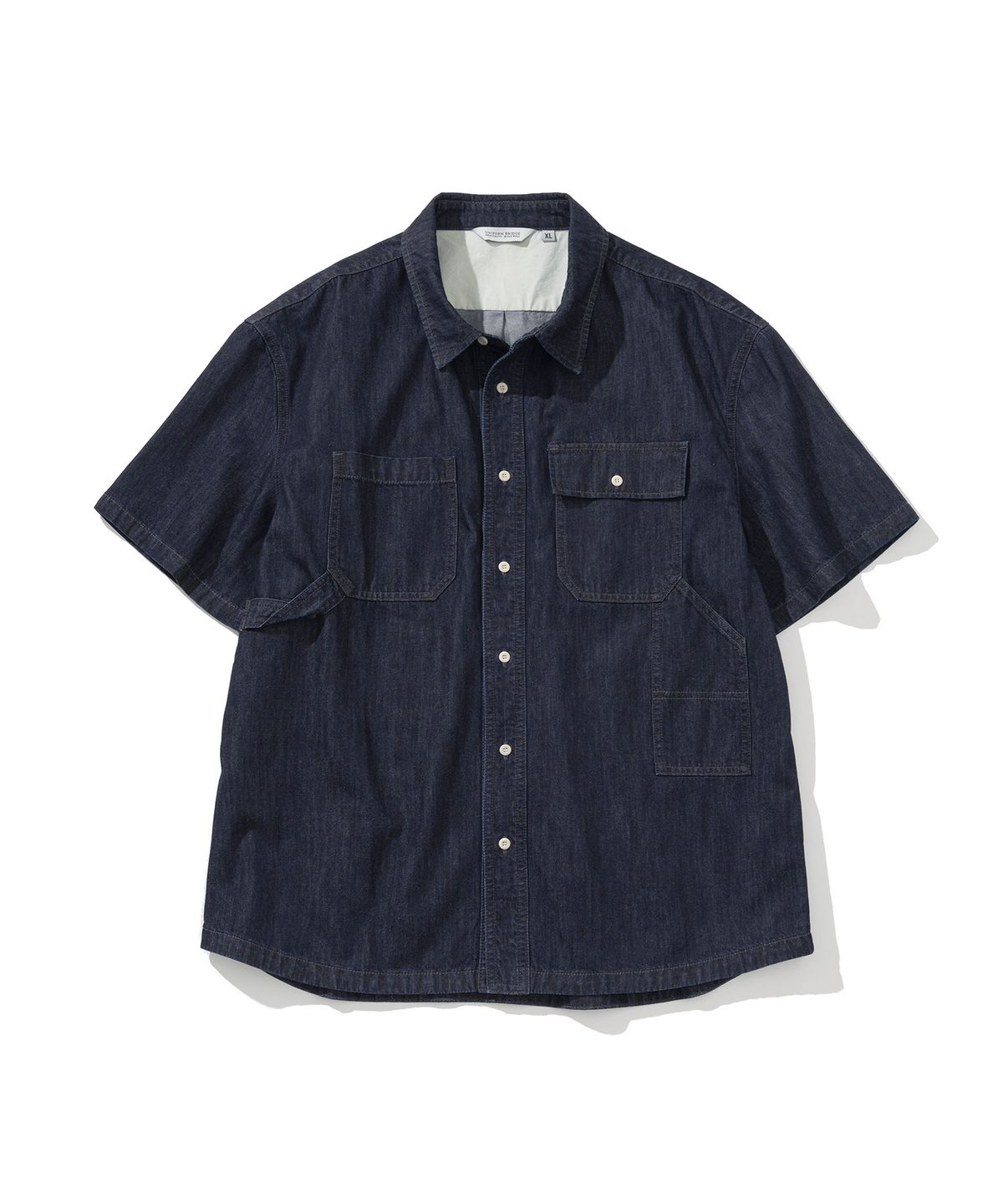 유니폼브릿지(UNIFORM BRIDGE) carpenter s/s shirt indigo