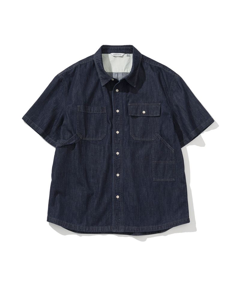 carpenter s/s shirt indigo