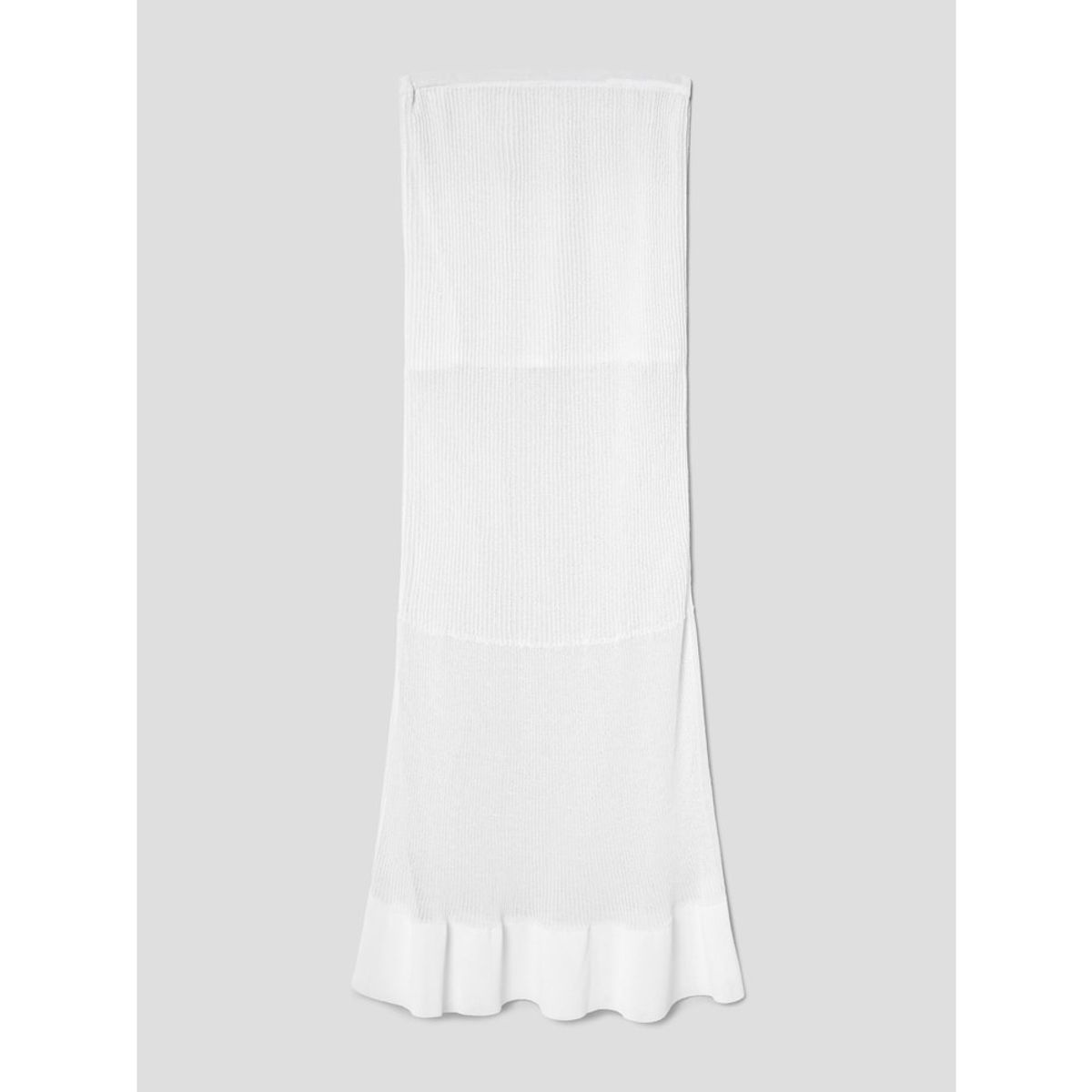 앙개(ANGGAE) Textured Gradation Skirt  White