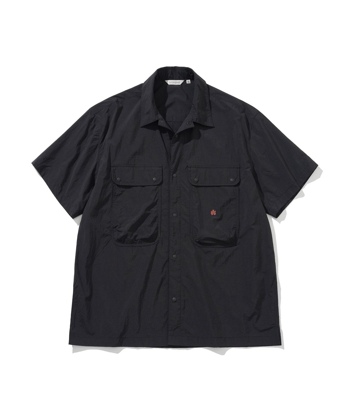 유니폼브릿지(UNIFORM BRIDGE) ae 2 pocket s/s work shirt black