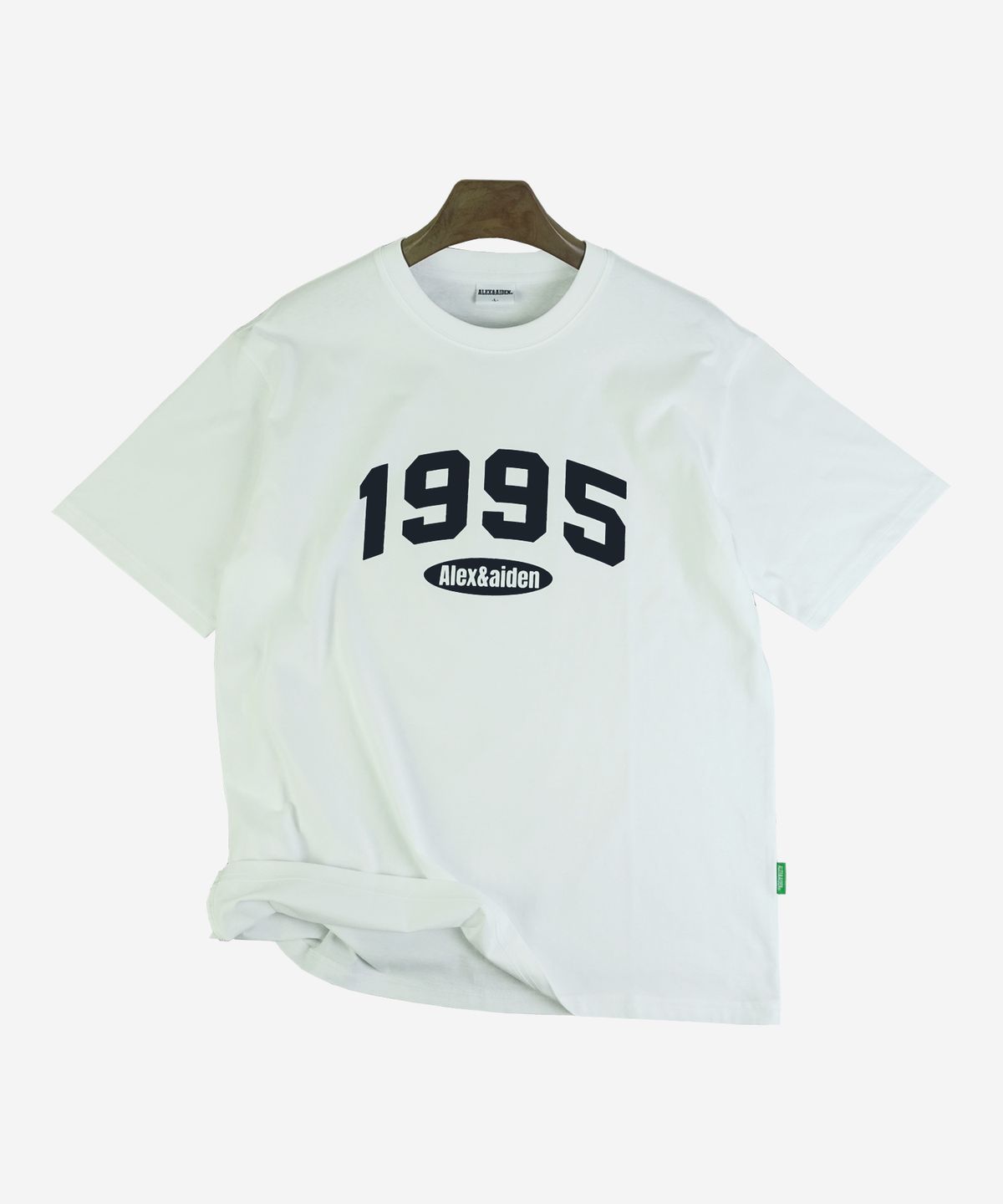 알렉스앤에이든(ALEXNAIDEN) 1995 반팔티(화이트)