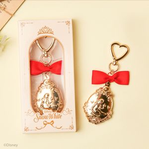 백설공주 리본거울키링