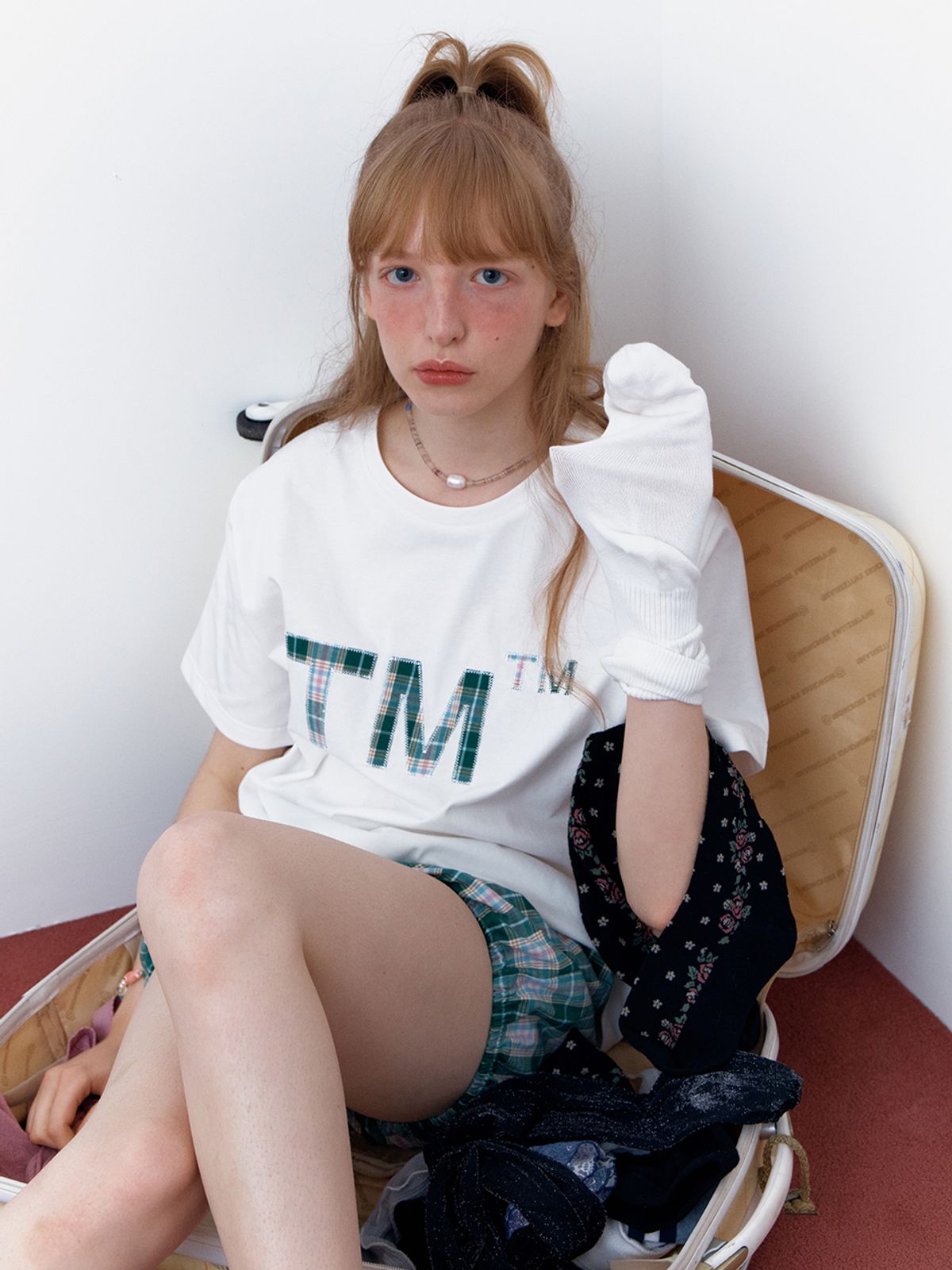 틸다마틸다(TILDA MA TILDA) TM 패치워크 티셔츠_그린