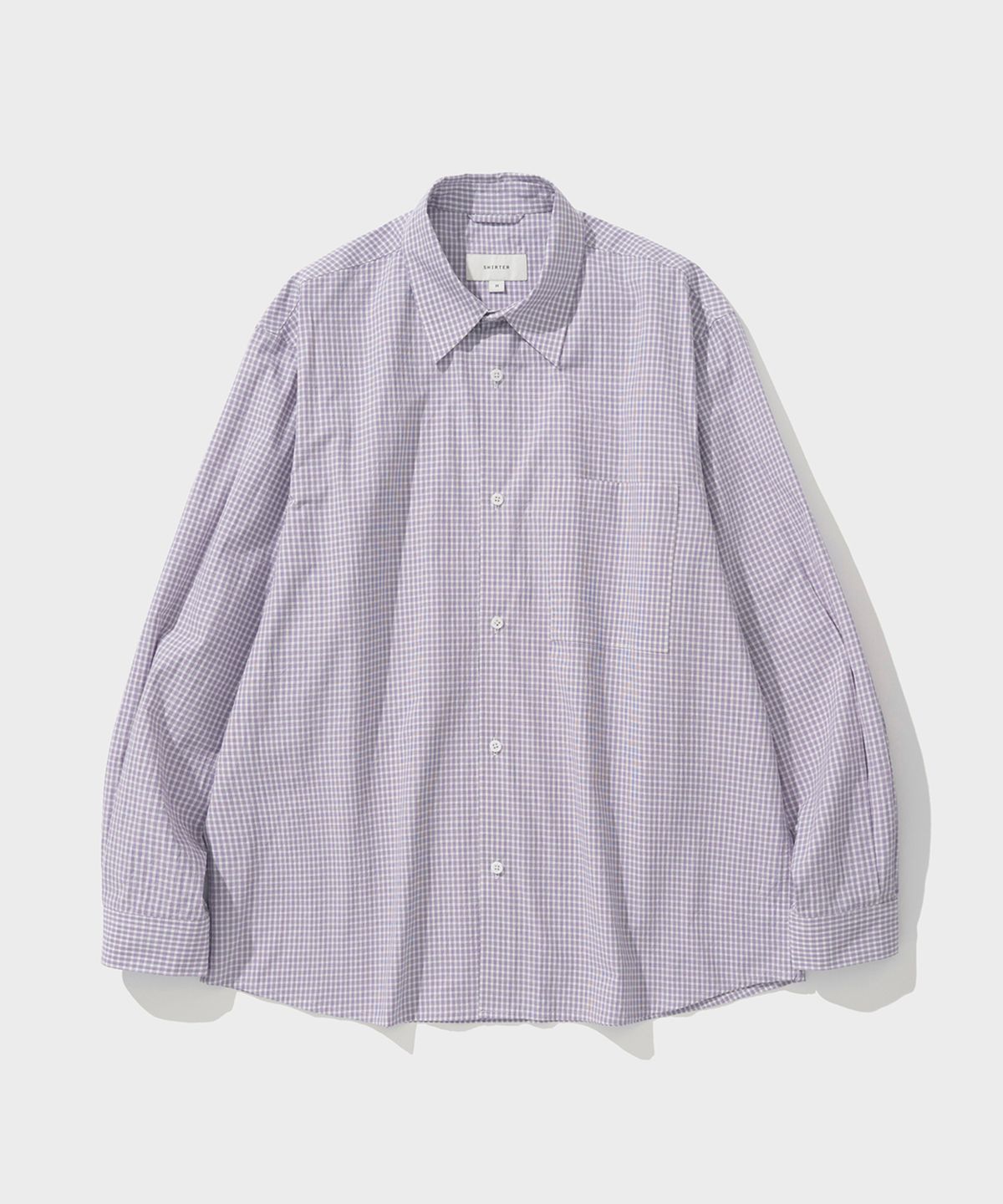 셔터(SHIRTER) NAVONA SHIRT V2 (CHECK PURPLE)