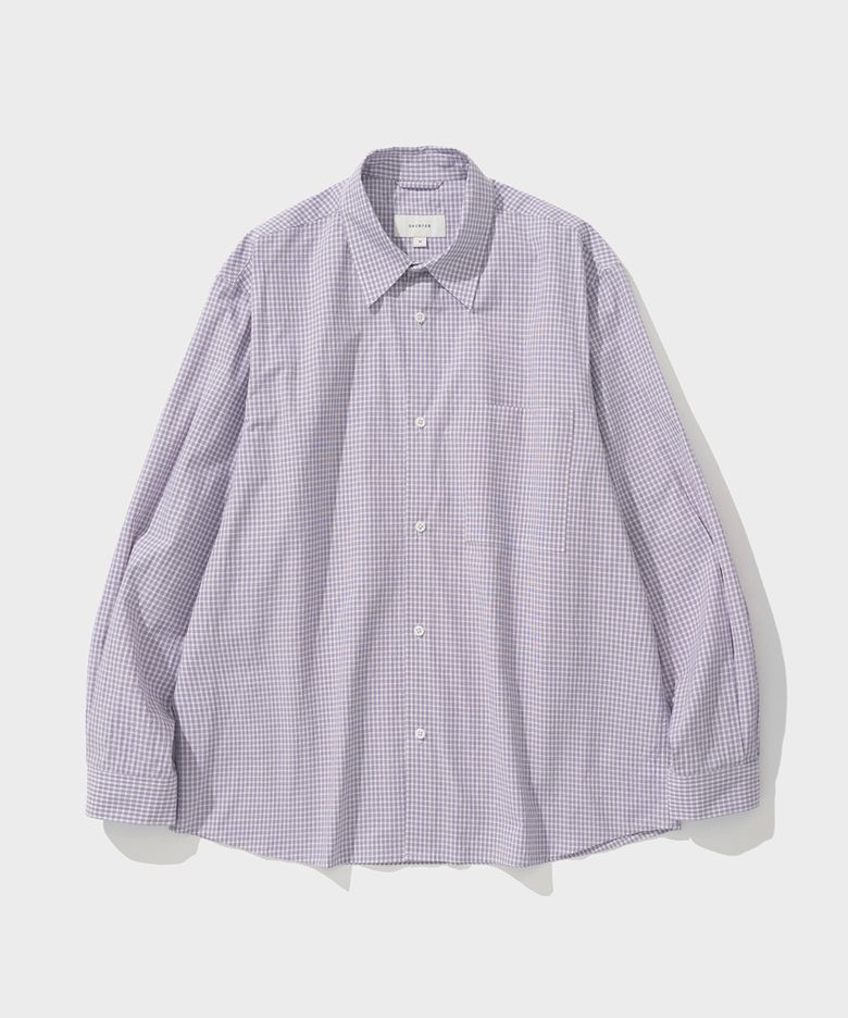 NAVONA SHIRT V2 (CHECK PURPLE)