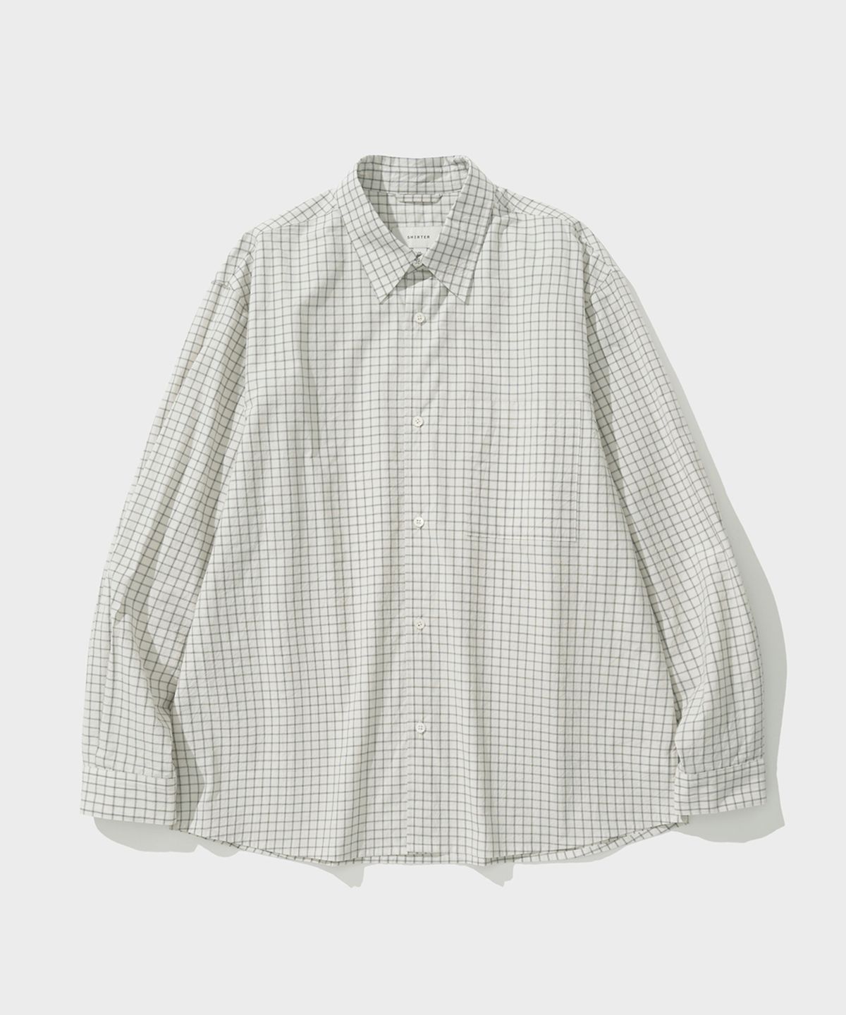 셔터(SHIRTER) NAVONA SHIRT V2 (CHECK IVORY)