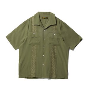 No-Tie Collar Shirt Olive