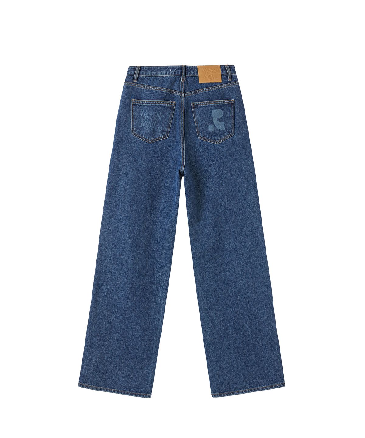 레스트앤레크레이션(REST&RECREATION) RR WIDE JEANS - BLUE